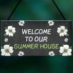 The Summer House Garden Sign Novelty Garden Shed Home Decor