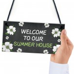 The Summer House Garden Sign Novelty Garden Shed Home Decor