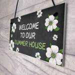 The Summer House Garden Sign Novelty Garden Shed Home Decor