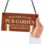Novelty Pub Beer Garden Sign For Home Bar Garden Decor Gifts