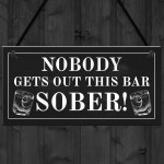 Funny Bar Sign For Home Hanging Garden Pub Plaque Alcohol Gift