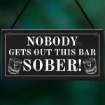 Funny Bar Sign For Home Hanging Garden Pub Plaque Alcohol Gift