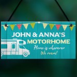 Personalised Motorhome Sign Bunting Motorhome Accessories