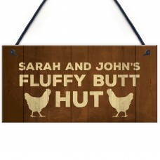 Novelty PERSONALISED Chicken Coop Sign For Garden Chicken Sign