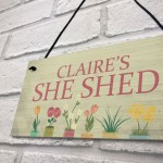 Personalised She Shed Sign Garden Summerhouse Plaque Alcohol