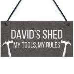 Personalised Shed Sign Tools Man Cave Garage Sign Door Sign