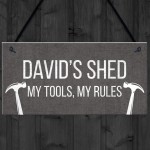 Personalised Shed Sign Tools Man Cave Garage Sign Door Sign