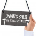 Personalised Shed Sign Tools Man Cave Garage Sign Door Sign