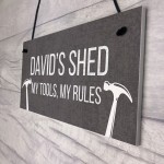Personalised Shed Sign Tools Man Cave Garage Sign Door Sign