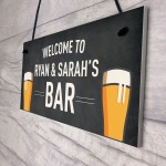 FUNNY Personalised Bar Sign Man Cave Home Bar Pub Sign Beer