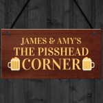 Funny Personalised Home Bar Sign Novelty Man Cave Gifts Garden