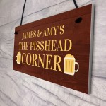 Funny Personalised Home Bar Sign Novelty Man Cave Gifts Garden