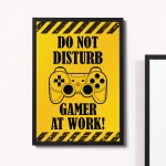 Framed Gaming Poster Gift For Son Brother Dad Gaming Sign Framed Gaming Poster Gift For Son Brother Dad Gaming Sign