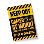 Funny Gaming Print Gaming Poster Man Cave Boys Bedroom Sign