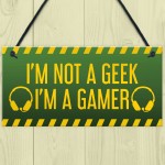 Funny Gaming Sign For Son Dad Brother Gaming Room Decor