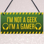 Funny Gaming Sign For Son Dad Brother Gaming Room Decor