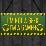 Funny Gaming Sign For Son Dad Brother Gaming Room Decor