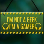 Funny Gaming Sign For Son Dad Brother Gaming Room Decor