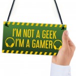 Funny Gaming Sign For Son Dad Brother Gaming Room Decor