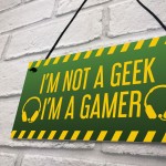 Funny Gaming Sign For Son Dad Brother Gaming Room Decor