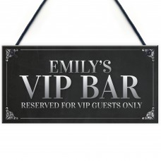VIP Sign Personalised Man Cave Home Bar Sign BBQ Beer Garden