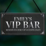 VIP Sign Personalised Man Cave Home Bar Sign BBQ Beer Garden