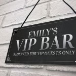 VIP Sign Personalised Man Cave Home Bar Sign BBQ Beer Garden
