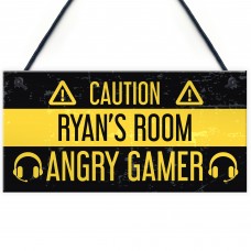 Personalised Gaming Room Sign For Bedroom Man Cave Gift