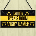 Personalised Gaming Room Sign For Bedroom Man Cave Gift