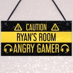 Personalised Gaming Room Sign For Bedroom Man Cave Gift