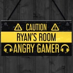 Personalised Gaming Room Sign For Bedroom Man Cave Gift