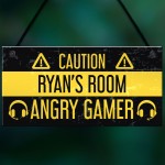 Personalised Gaming Room Sign For Bedroom Man Cave Gift