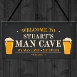 Personalised Man Cave Sign Funny Garden Shed Sign Gift For Men