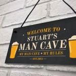 Personalised Man Cave Sign Funny Garden Shed Sign Gift For Men