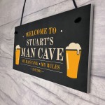 Personalised Man Cave Sign Funny Garden Shed Sign Gift For Men