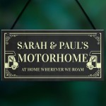 Personalised Motorhome Sign Motorhome Accessories Door Sign