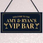 PERSONALISED VIP Bar Sign Home Bar Garden Sign Pub Man Cave