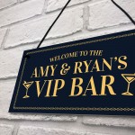 PERSONALISED VIP Bar Sign Home Bar Garden Sign Pub Man Cave