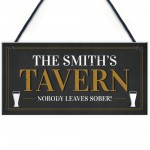 Personalised Home Pub Sign Any Names Tavern Sign Garden Sign