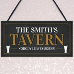 Personalised Home Pub Sign Any Names Tavern Sign Garden Sign