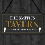 Personalised Home Pub Sign Any Names Tavern Sign Garden Sign