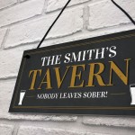 Personalised Home Pub Sign Any Names Tavern Sign Garden Sign