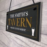 Personalised Home Pub Sign Any Names Tavern Sign Garden Sign