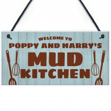 Mud Kitchen Personalised Hanging Garden Sign Play House Decor