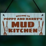Mud Kitchen Personalised Hanging Garden Sign Play House Decor