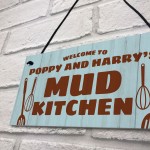 Mud Kitchen Personalised Hanging Garden Sign Play House Decor