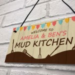 PERSONALISED Mud Kitchen Hanging Garden Sign Play House 