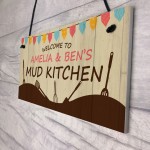 PERSONALISED Mud Kitchen Hanging Garden Sign Play House 