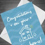 Congratulations On Your New Home Card For Couple Friend Family