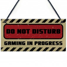 Do Not Disturb Gaming Sign Hanging Gaming Room Sign